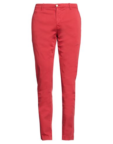 Shop Jacob Cohёn Man Pants Red Size 38 Cotton, Elastane