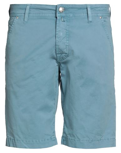 Jacob Cohёn Man Shorts & Bermuda Shorts Light Blue Size 32 Cotton, Elastane