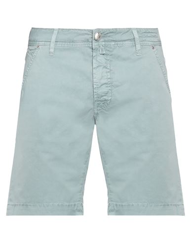 Jacob Cohёn Man Shorts & Bermuda Shorts Sage Green Size 34 Cotton, Elastane