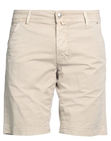 JACOB COHЁN JACOB COHЁN MAN SHORTS & BERMUDA SHORTS BEIGE SIZE 31 COTTON, ELASTANE