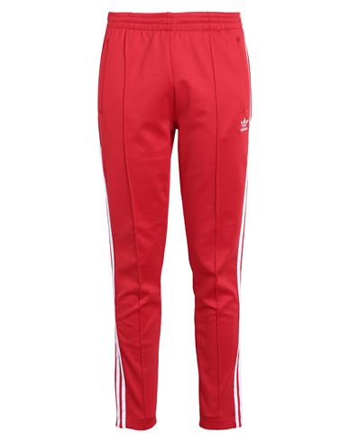 ADIDAS ORIGINALS ADIDAS ORIGINALS ADICOLOR SST TRACKPANT WOMAN PANTS RED SIZE 4 COTTON, RECYCLED POLYESTER, ELASTANE