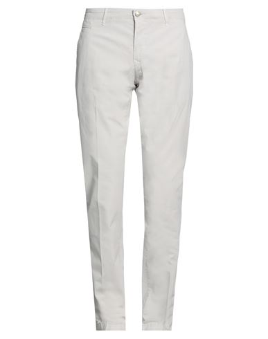 Jacob Cohёn Man Pants Light Grey Size 34 Cotton, Elastane In Off White