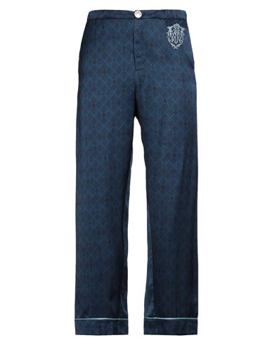Koché Man Pants Navy Blue Size Xl Viscose, Polyester