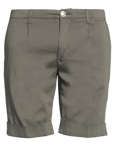 JACOB COHЁN JACOB COHЁN MAN SHORTS & BERMUDA SHORTS MILITARY GREEN SIZE 34 COTTON, VISCOSE, ELASTANE