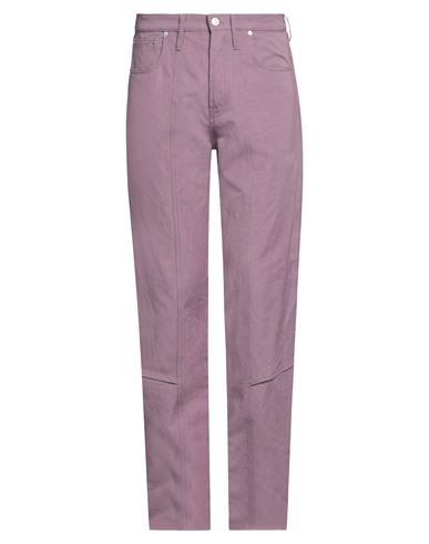 Kenzo Man Pants Light Purple Size 30 Cotton, Linen