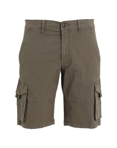 Only & Sons Man Shorts & Bermuda Shorts Military Green Size S Cotton, Recycled Cotton, Elastane
