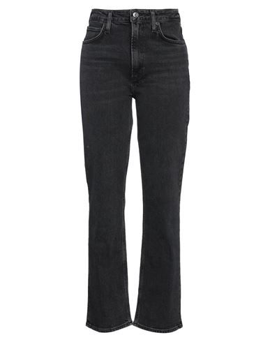 AGOLDE AGOLDE WOMAN DENIM PANTS STEEL GREY SIZE 28 ORGANIC COTTON, ELASTANE