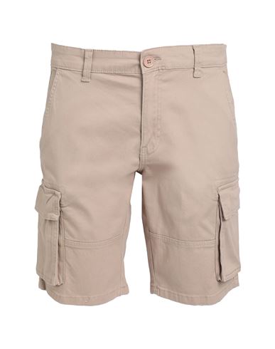 Only & Sons Man Shorts & Bermuda Shorts Beige Size S Cotton, Elastane