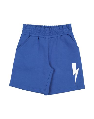 Neil Barrett Toddler Boy Shorts & Bermuda Shorts Blue Size 6 Cotton In Blue