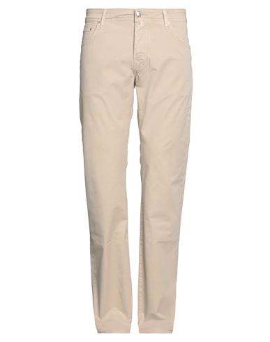Jacob Cohёn Man Denim Pants Beige Size 40 Cotton, Elastane In Beige