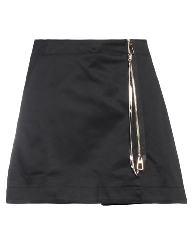 Az Factory Woman Mini Skirt Black Size 8 Cotton