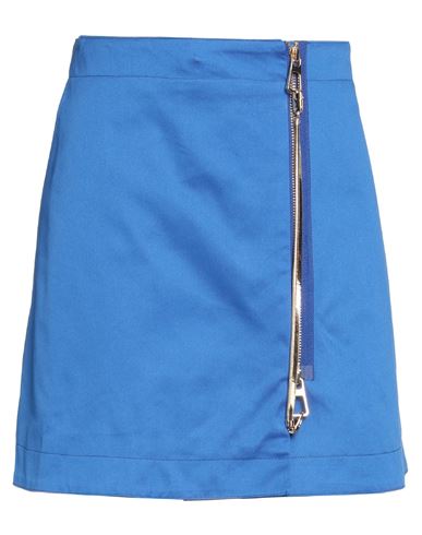 Shop Az Factory Woman Mini Skirt Bright Blue Size 4 Cotton