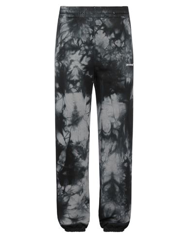 Off-white Man Pants Grey Size Xl Cotton In Grey