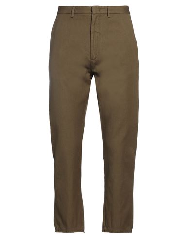 Pence Man Pants Military Green Size 30 Cotton, Linen