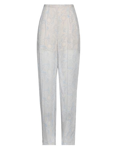 Semicouture Woman Pants Sky Blue Size 8 Polyester In Blue