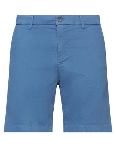 Mp Massimo Piombo Man Shorts & Bermuda Shorts Blue Size 36 Cotton, Elastane