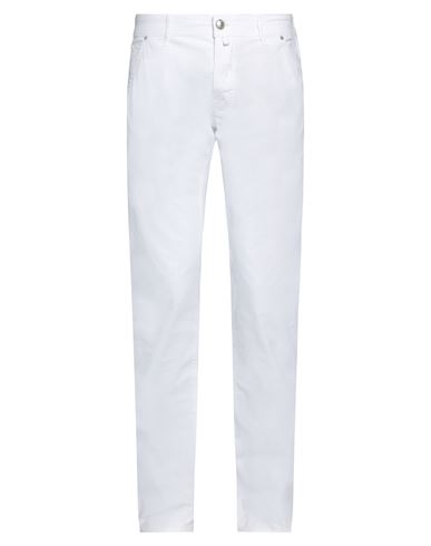Jacob Cohёn Man Pants White Size 30 Cotton, Elastane