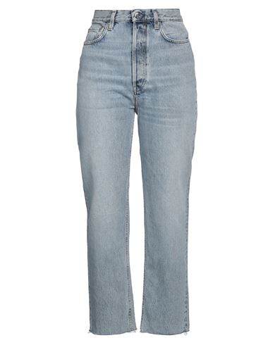 Totême Toteme Woman Jeans Blue Size 28w-30l Organic Cotton In Blue