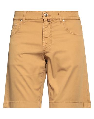 Jacob Cohёn Man Shorts & Bermuda Shorts Camel Size 35 Cotton, Lyocell, Elastane In Beige