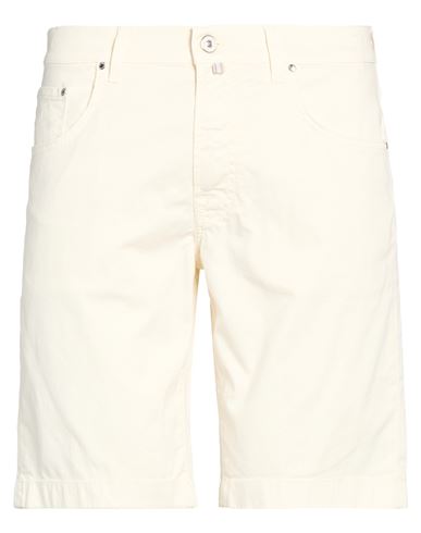 Jacob Cohёn Man Shorts & Bermuda Shorts Ivory Size 33 Cotton, Elastane, Polyester In White
