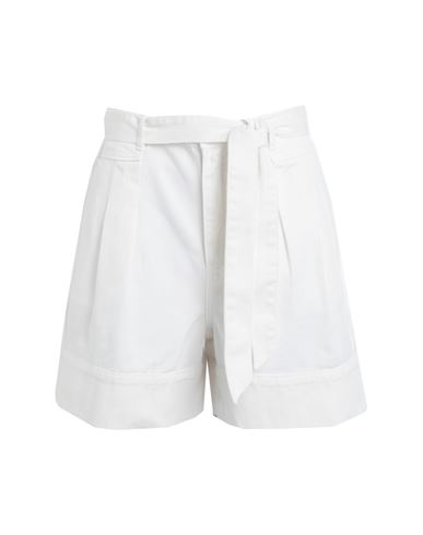 Vero Moda Woman Denim Shorts White Size Xl Cotton