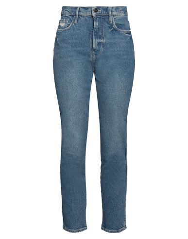 Shop Frame Woman Jeans Blue Size 30 Lyocell, Recycled Cotton, Cotton, Elastane