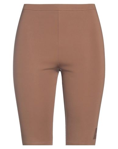 Max Mara Woman Leggings Brown Size 6 Polyamide, Cotton, Elastane