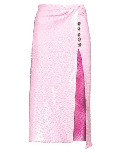 Shop Rabanne Woman Midi Skirt Pink Size 6 Polyester, Polyamide, Elastane