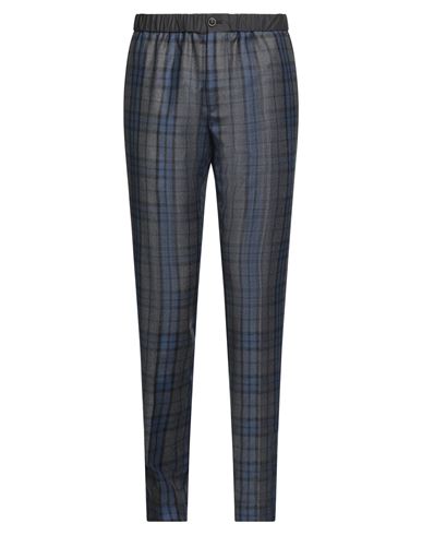 Incotex Man Pants Lead Size 38 Virgin Wool, Polyester In Grey