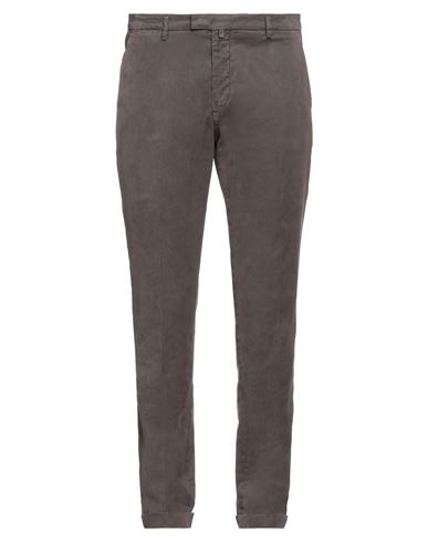 Shop Quattro.decimi Quattro. Decimi Man Pants Lead Size 38 Cotton, Tencel, Silk, Elastane In Grey