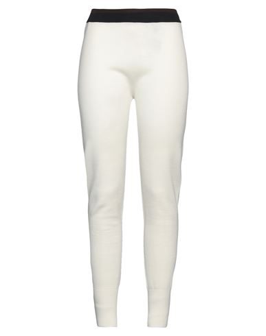 Jil Sander Woman Pants Ivory Size 8 Virgin Wool, Viscose, Polyester, Silk In White