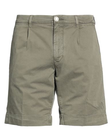 Jacob Cohёn Man Shorts & Bermuda Shorts Military Green Size 32 Cotton, Elastane