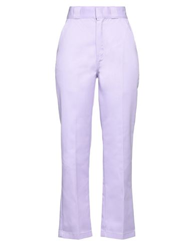 Shop Dickies Woman Pants Lilac Size 26 Polyester, Cotton In Purple