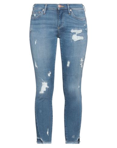 True Religion Woman Jeans Blue Size 27 Cotton, Polyester, Elastane