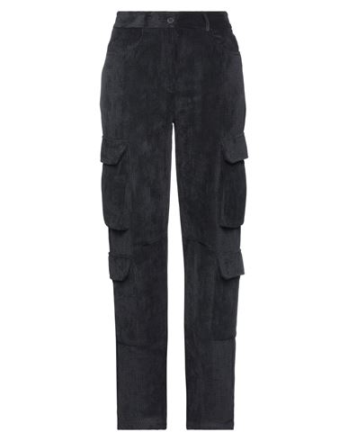 Vicolo Woman Pants Black Size S Polyester, Polyamide, Elastane
