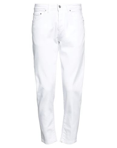 Liu •jo Man Man Jeans White Size 35 Cotton, Elastane