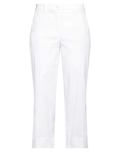 True Religion Woman Cropped Pants White Size 31 Cotton, Elastane