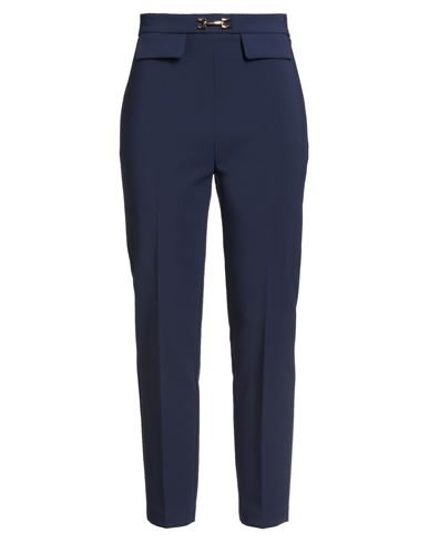 Elisabetta Franchi Woman Pants Navy Blue Size 8 Polyester, Elastane