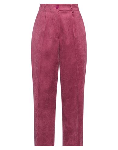 Vicolo Woman Pants Mauve Size L Polyester, Nylon, Elastane In Purple