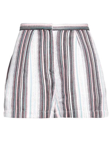 Shop Iro Woman Shorts & Bermuda Shorts White Size 6 Acrylic, Cotton, Polyester