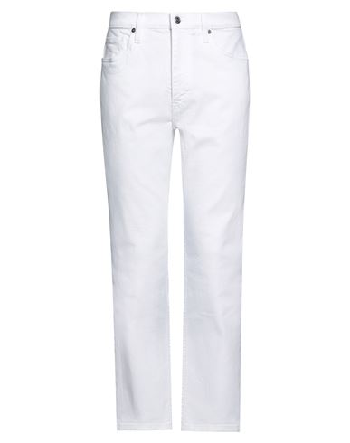 Etro Man Jeans White Size 26 Cotton, Elastane