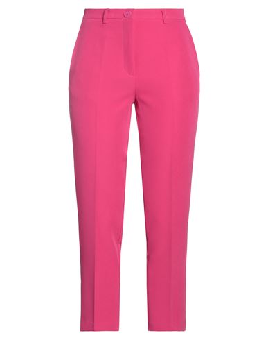 Vicolo Woman Pants Fuchsia Size Xs Polyester, Elastane, Acetate, Viscose In Pink