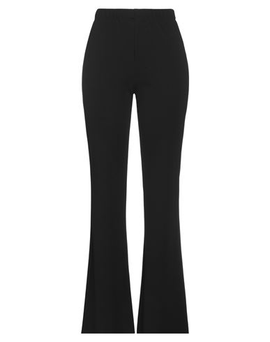 VICOLO VICOLO WOMAN PANTS BLACK SIZE M POLYESTER, ELASTANE