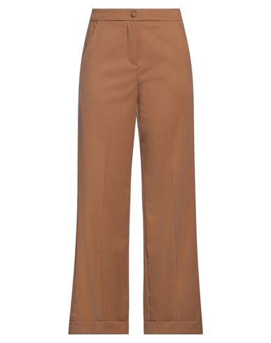 Nora Barth Woman Pants Brown Size 6 Polyester, Viscose, Elastane