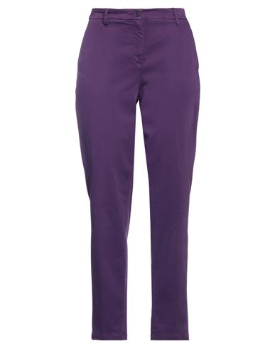 Jacob Cohёn Woman Pants Purple Size 4 Cotton, Elastane
