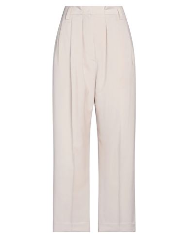 Brunello Cucinelli Woman Pants Beige Size 6 Virgin Wool In Beige