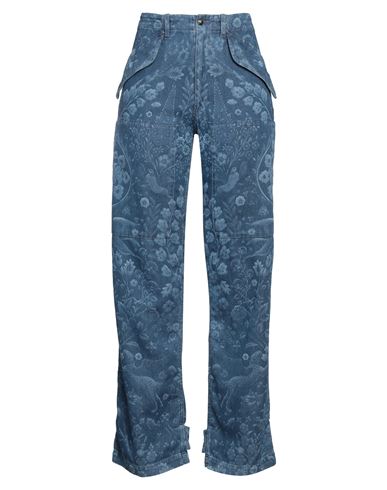 Etro Woman Pants Blue Size 29 Cotton