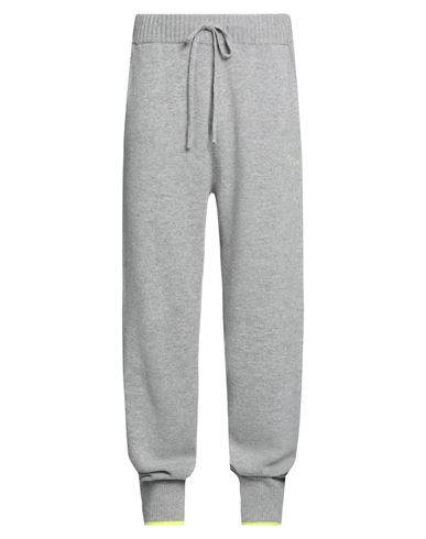 Msgm Man Pants Grey Size Xl Wool, Cashmere