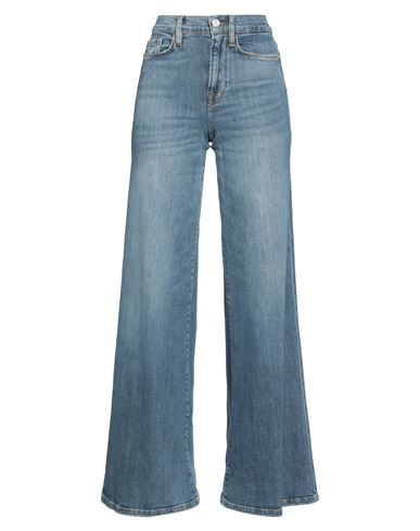 Frame Woman Jeans Blue Size 24 Cotton, Modal, Elasterell-p, Elastane