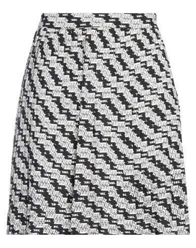 Marc Ellis Woman Mini Skirt White Size 6 Polyolefin, Elastane